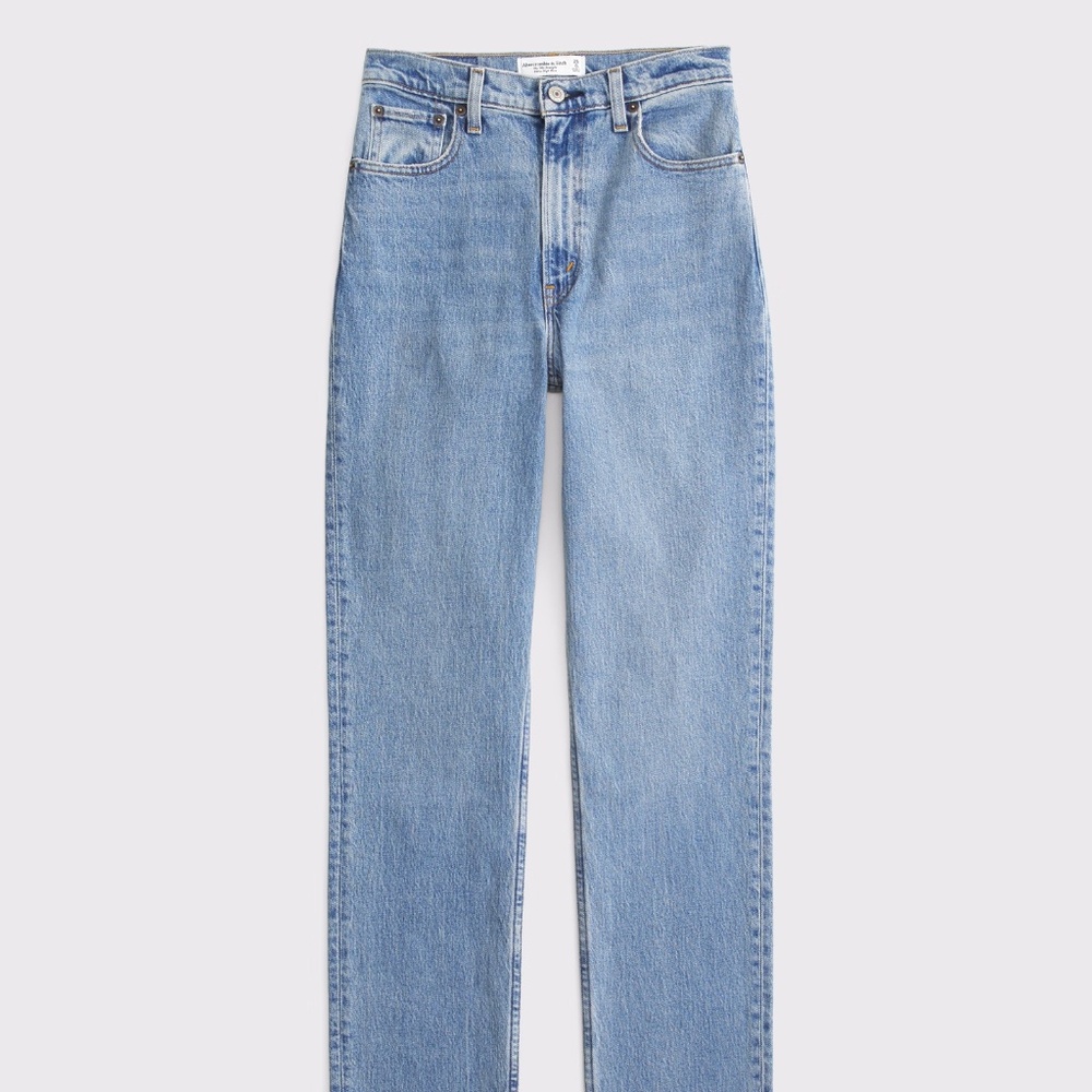 Abercrombie Ultra High Rise The 90s Straight Jean